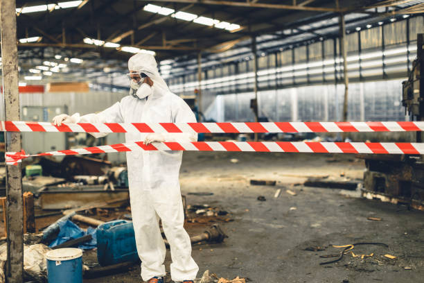 Professional Biohazard technician working in Ridgeville, SC